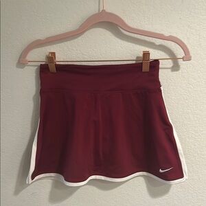 Nike Maroon Tennis Skirt